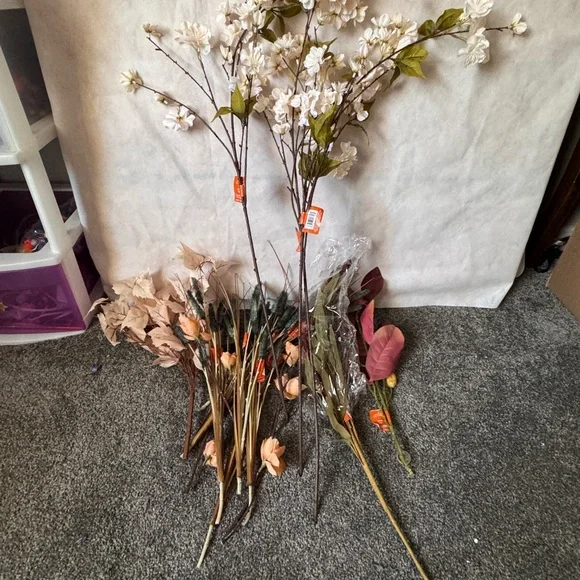 Ashland Harvest Floral Picks with Sunflowers and Hydrangeas Huge Lot - Picture 7 of 7